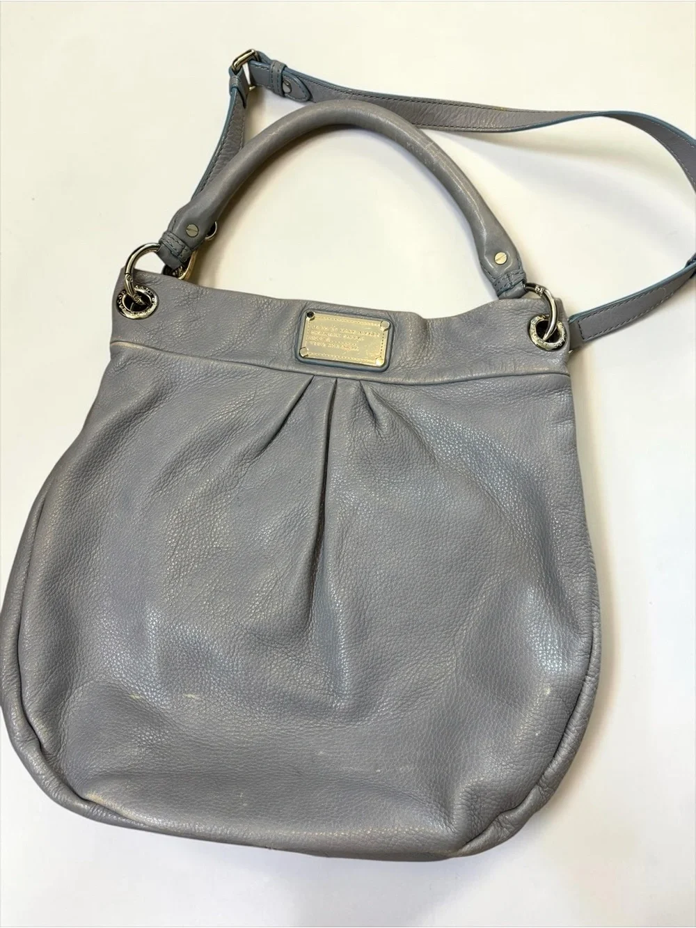 Vintage Marc by Marc Jacobs Dr. Q Hillier Hobo Slate Blue Gray Y2K Bag Iconic